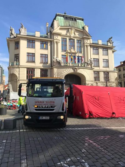 SSHMP před Magistrátem hlavního města Prahy